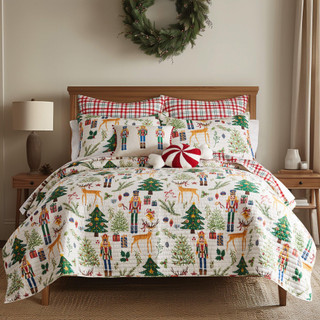 Thumbnail 2: Levtex Home Levtex Home Nutcracker Reversible Quilt Set 