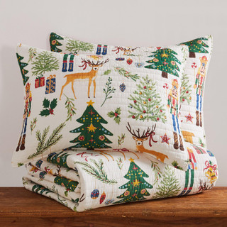 Thumbnail 7: Levtex Home Levtex Home Nutcracker Reversible Quilt Set 