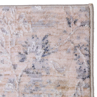 Thumbnail 2: LR Resources Lancaster 24x36 Blue Tan Accent Rug 