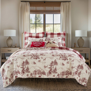 Thumbnail 2: Levtex Home Levtex Home Winter Sleigh Ride Reversible Quilt Set 