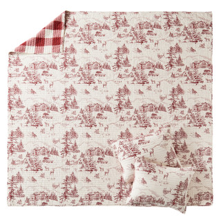 Thumbnail 6: Levtex Home Levtex Home Winter Sleigh Ride Reversible Quilt Set 