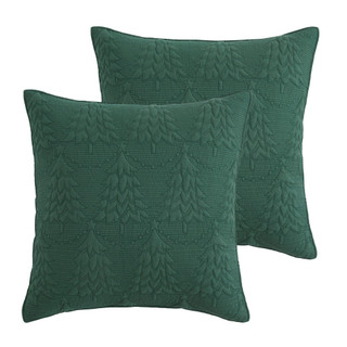 Thumbnail 1: Levtex Home Levtex Home O Christmas Tree Green Euro Sham Set of 2 