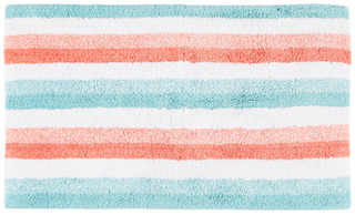 Thumbnail 1: Caro Home Caro Home 21x34 Striped Bathmat 