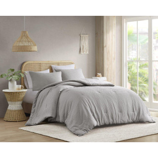 Thumbnail 1: 510 Design 510 Design Solid Mina Waffle Weave Comforter Set 
