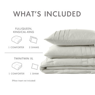 Thumbnail 9: 510 Design 510 Design Porter Soft Washed Pleated Comforter Set 
