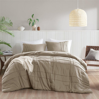 Thumbnail 8: 510 Design 510 Design Porter Soft Washed Pleated Comforter Set 