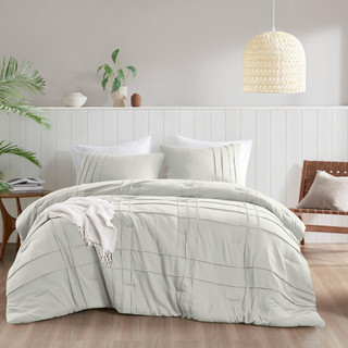 Thumbnail 4: 510 Design 510 Design Porter Soft Washed Pleated Comforter Set 