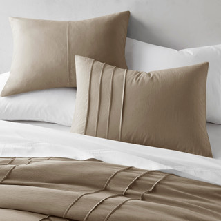 Thumbnail 10: 510 Design 510 Design Porter Soft Washed Pleated Comforter Set 