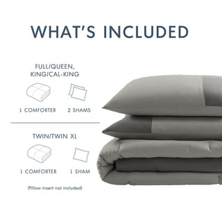Thumbnail 10: 510 Design 510 Design Miro Soft Washed Color Block Comforter Set 