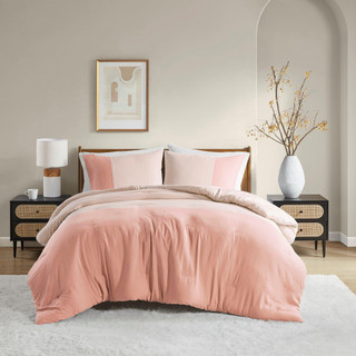 Thumbnail 4: 510 Design 510 Design Miro Soft Washed Color Block Comforter Set 