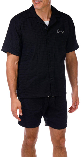 Thumbnail 4: SAINTS STUDIO Saints Studio Men's 2 Pc Waffle Lounge Set 