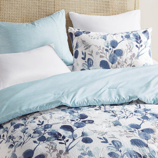 Thumbnail 5: 510 Design 510 Design Gabby Floral Seersucker Comforter Set 
