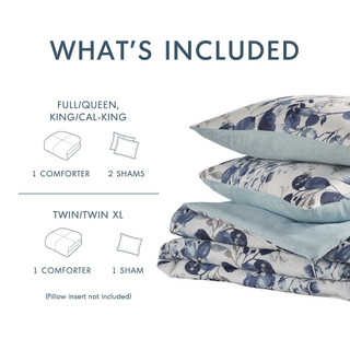 Thumbnail 10: 510 Design 510 Design Gabby Floral Seersucker Comforter Set 