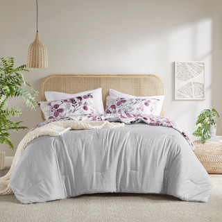 Thumbnail 6: 510 Design 510 Design Gabby Floral Seersucker Comforter Set 
