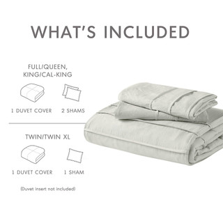 Thumbnail 17: 510 Design 510 Design Porter Soft Washed Pleated Duvet Cover Set 