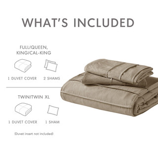 Thumbnail 15: 510 Design 510 Design Porter Soft Washed Pleated Duvet Cover Set 