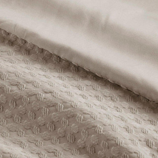 Thumbnail 8: 510 Design 510 Design Mina Waffle Weave Textured Duvet Cover Set 