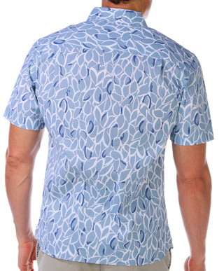 Thumbnail 3: Van Heusen Van Heusen Men's Bold Leaf Short Sleeve Shirt 