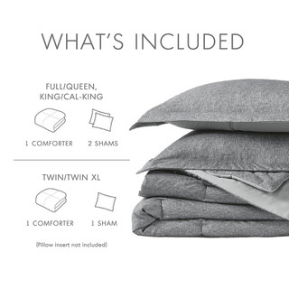 Thumbnail 13: 510 Design 510 Design Solid Camden Chambray Comforter Set 
