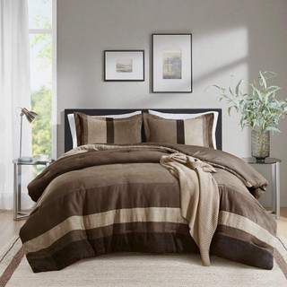 Thumbnail 4: 510 Design 510 Design Boulder Stripe Comforter Set 