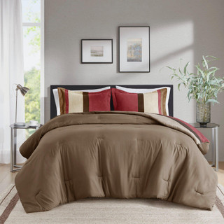 Thumbnail 6: 510 Design 510 Design Boulder Stripe Comforter Set 