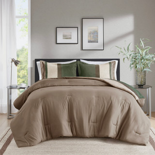 Thumbnail 6: 510 Design 510 Design Boulder Stripe Comforter Set 