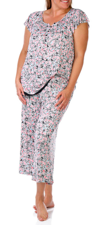 Thumbnail 4: Ellen Tracy Ellen Tracy Plus 2 Pc Pajama Pants Set 