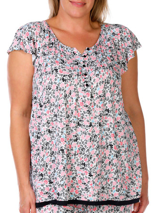 Thumbnail 6: Ellen Tracy Ellen Tracy Plus 2 Pc Pajama Pants Set 