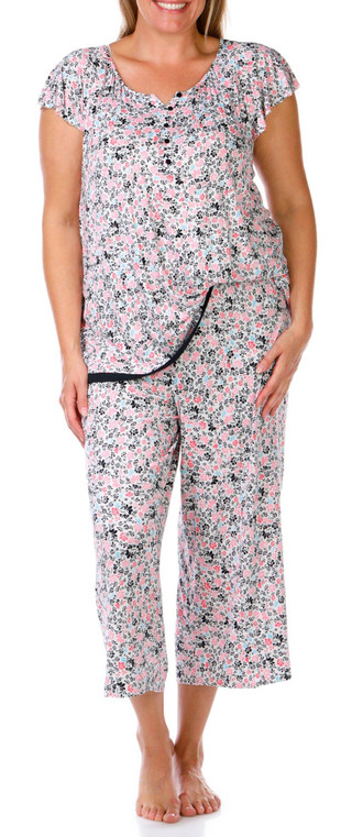 Thumbnail 1: Ellen Tracy Ellen Tracy Plus 2 Pc Pajama Pants Set 