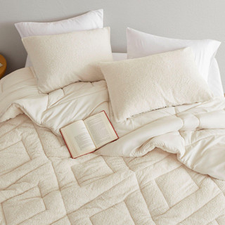 Thumbnail 9: 510 Design 510 Design Kyla Double Diamond Quilted Teddy Comforter Set 