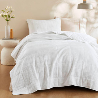 Thumbnail 5: 510 Design 510 Design Mina Waffle Weave Textured Quilt Set 