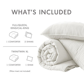 Thumbnail 13: 510 Design 510 Design Mina Waffle Weave Textured Quilt Set 