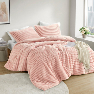 Thumbnail 3: 510 Design 510 Design Avril Fluffy Ribbed Plush Comforter Set 
