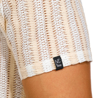 Thumbnail 3: Modern Culture Modern Culture Mens Crochet Kayson Stripe Button Down 