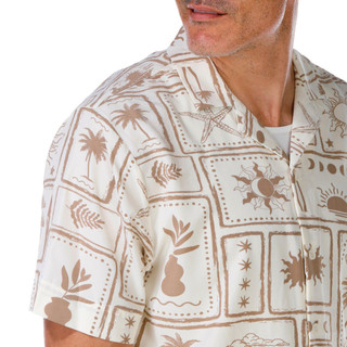 Thumbnail 2: MALIBU Malibu Mens 2 Pc Tropical Stretch Shorts Set 