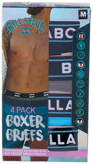 Thumbnail 1: BILLABONG Billabong Mens 4 Pk Solid Boxer Briefs 