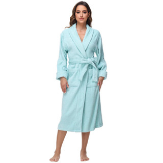 Thumbnail 1: Ink + Ivy INK + IVY Womens Solid Cotton Terry Robe 