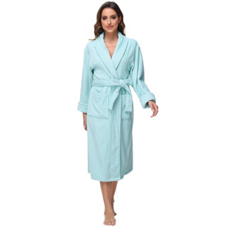 Thumbnail 5: Ink + Ivy INK + IVY Womens Solid Cotton Terry Robe 