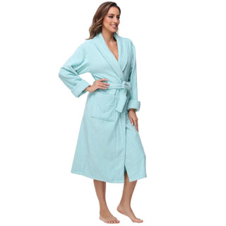 Thumbnail 4: Ink + Ivy INK + IVY Womens Solid Cotton Terry Robe 