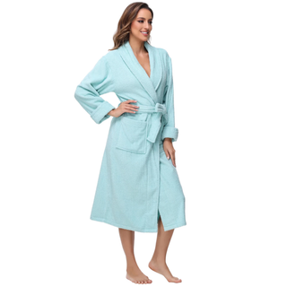 Thumbnail 4: Ink + Ivy INK + IVY Womens Solid Cotton Terry Robe 