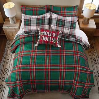 Thumbnail 4: Levtex Home Levtex Home Spencer Plaid Green Standard Sham Set of 2 