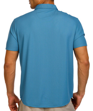Thumbnail 2: Kenneth Cole Kenneth Cole Active Men's Knit Short Sleeve Polo Tee 