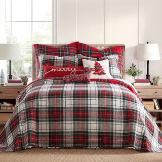 Thumbnail 2: Levtex Home Levtex Home Spencer Plaid Reversible Bedspread 