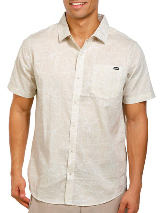 Thumbnail 1: Hurley Hurley Mens Crayota Short Sleeve Woven Button Down Shirt 