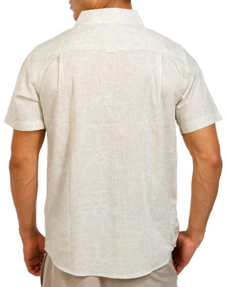 Thumbnail 2: Hurley Hurley Mens Crayota Short Sleeve Woven Button Down Shirt 