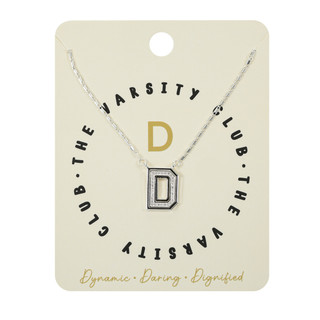 Thumbnail 1: City by City City By City Varsity Letter D Initial Necklace 