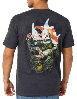 Thumbnail 1: REEL LEGENDS Mens Swamp Life Short Sleeve Graphic Tee 