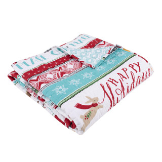 Thumbnail 1: Levtex Home Levtex Home Ho Ho Holidays Reversible Quilted Throw 