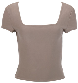 Thumbnail 1: 7TH & HUDSON 7th & Hudson Juniors Solid Short Sleeve Double Layer Top 