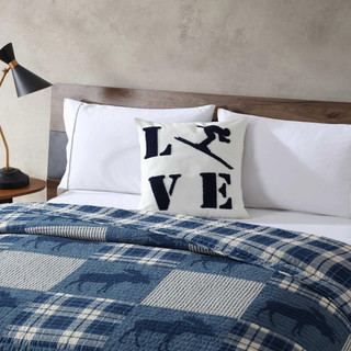 Thumbnail 2: Eddie Bauer Eddie Bauer Love Ski Decorative Pillow 